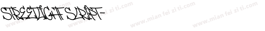 streetlight script字体转换